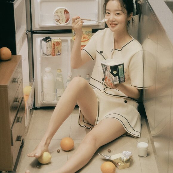 Your Name Here Tweed knit Short Jacket and Short Set of 2 - Picture 2 of 8